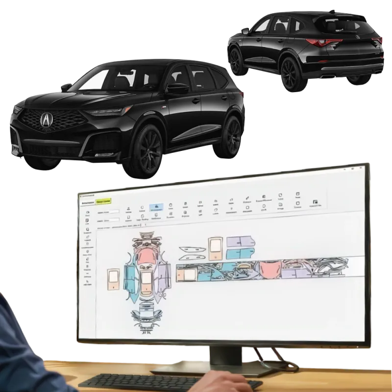 folii ppf - pre-cut ppf film kit for acura