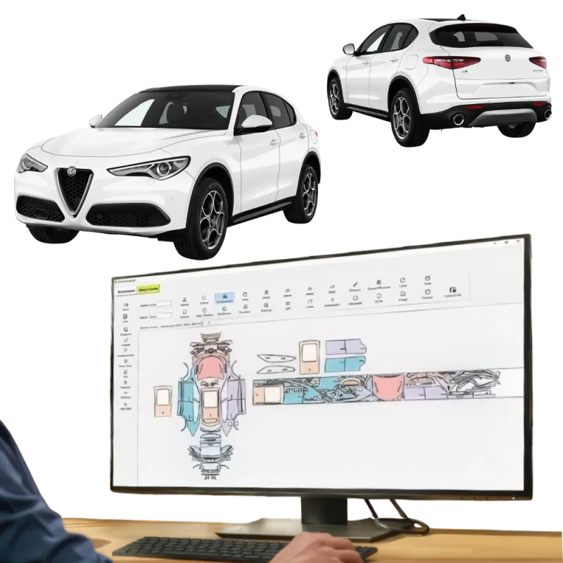 folii ppf - pre-cut ppf film kit for alfa romeo