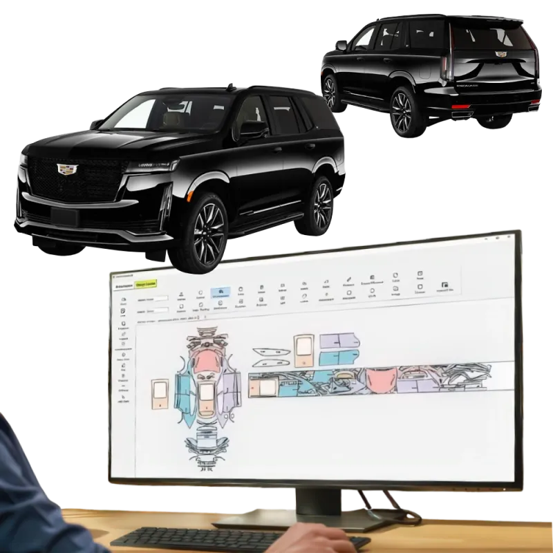 folii ppf - pre-cut ppf film kit for cadillac