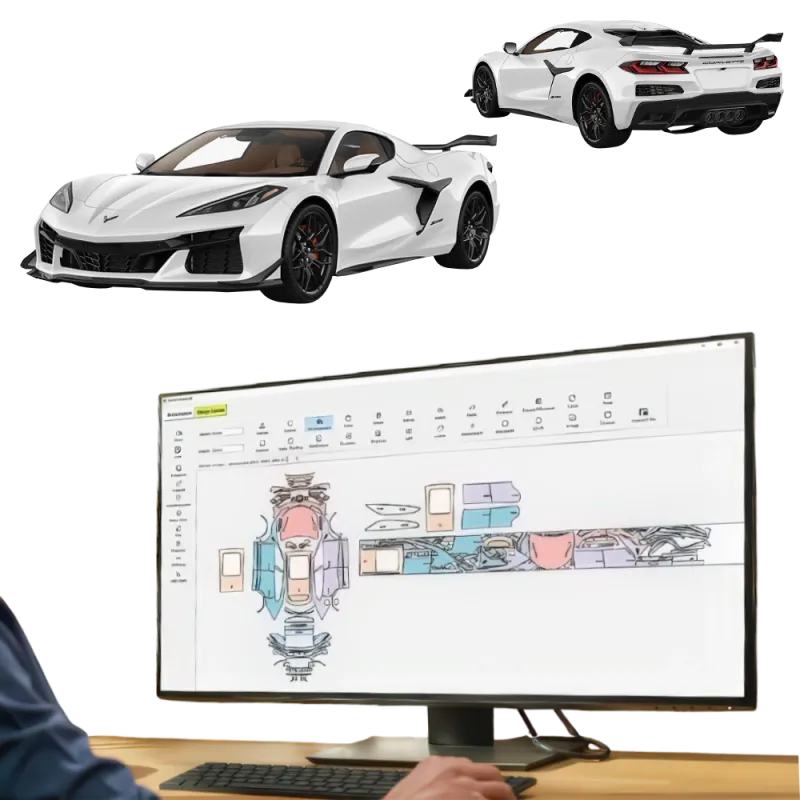 folii ppf - pre-cut ppf film kit for chevrolet