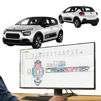 Pre-cut PPF Film kit for Citroen