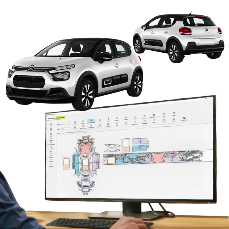 folii ppf - pre-cut ppf film kit for citroen