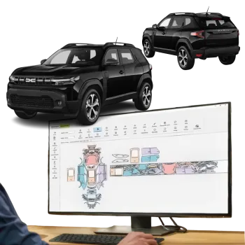 Pre-cut PPF Film kit for Dacia