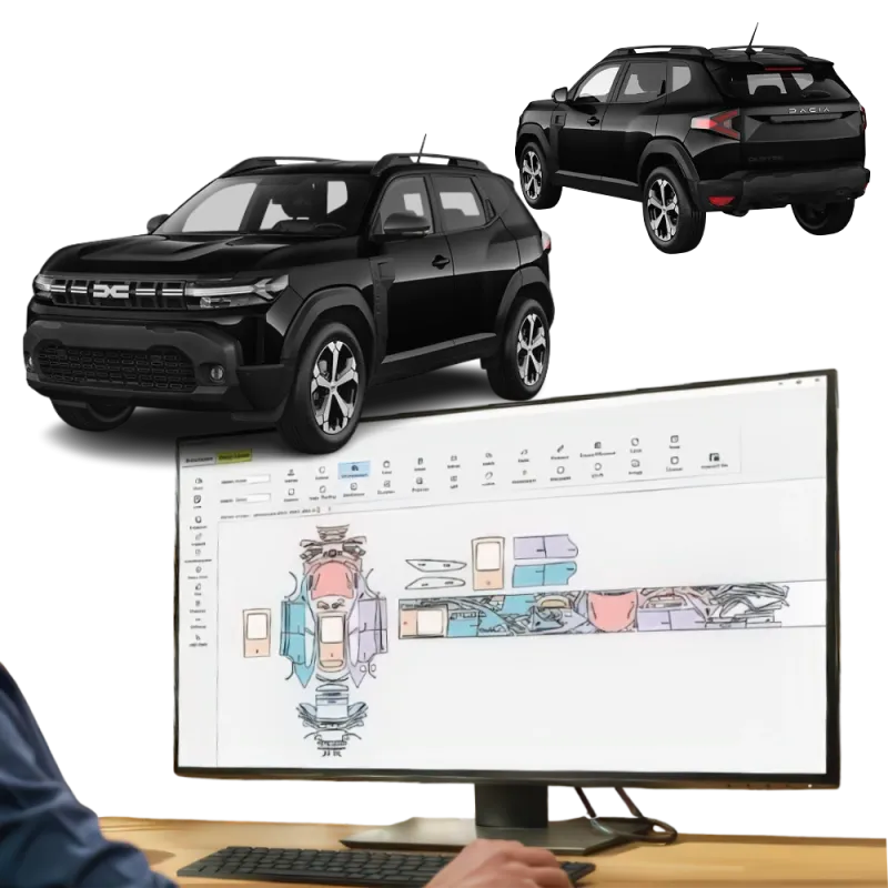 folii ppf - pre-cut ppf film kit for dacia