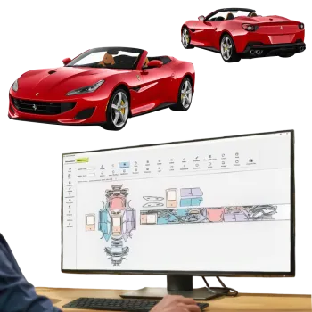 Pre-cut PPF Film kit for Ferrari