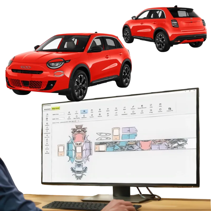 folii ppf - pre-cut ppf film kit for fiat