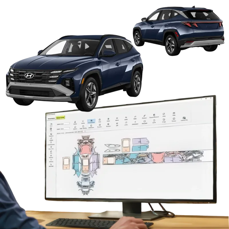 folii ppf - pre-cut ppf film kit for hyundai