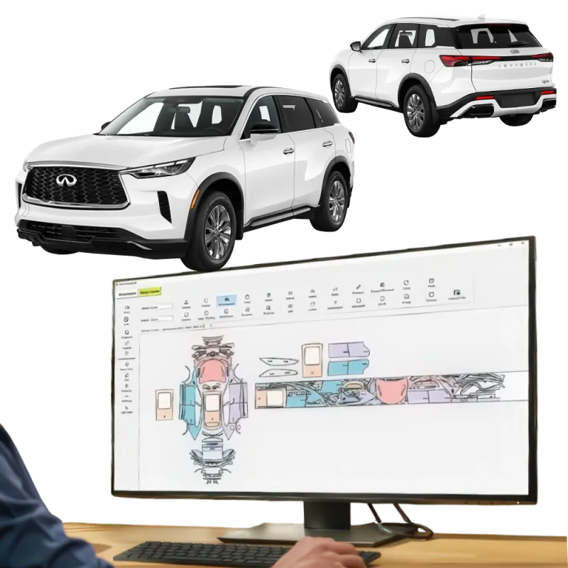 folii ppf - pre-cut ppf film kit for infiniti