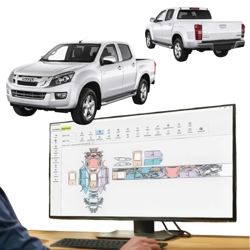 folii ppf - pre-cut ppf film kit for isuzu