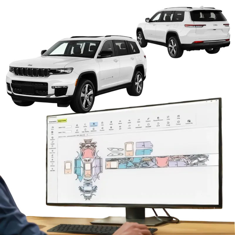 folii ppf - pre-cut ppf film kit for jeep