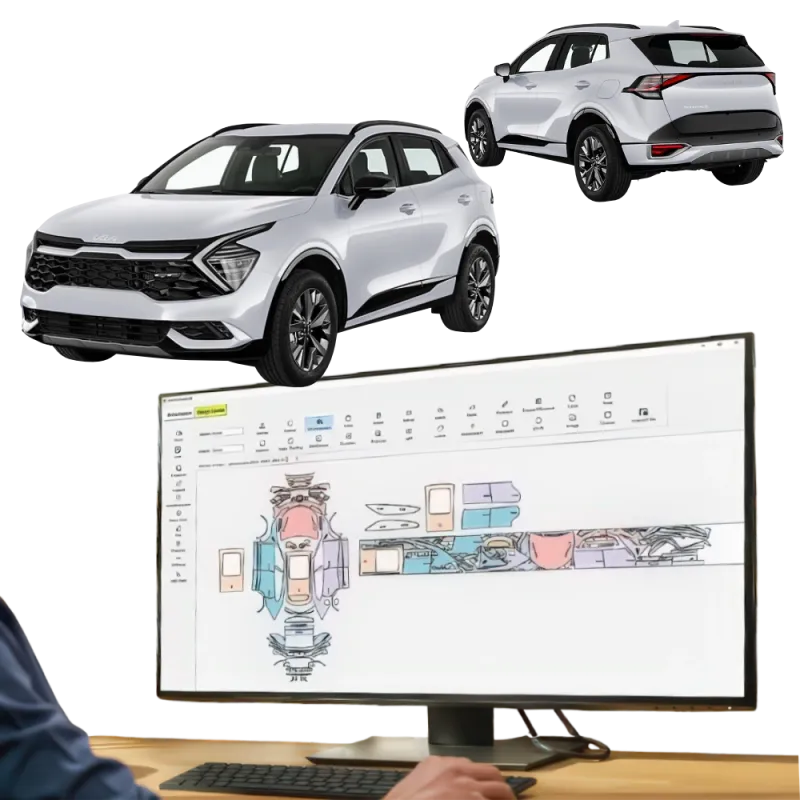 folii ppf - pre-cut ppf film kit for kia