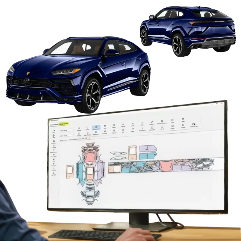 folii ppf - pre-cut ppf film kit for lamborghini