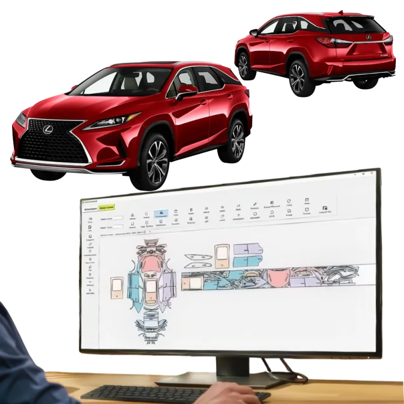 folii ppf - pre-cut ppf film kit for lexus