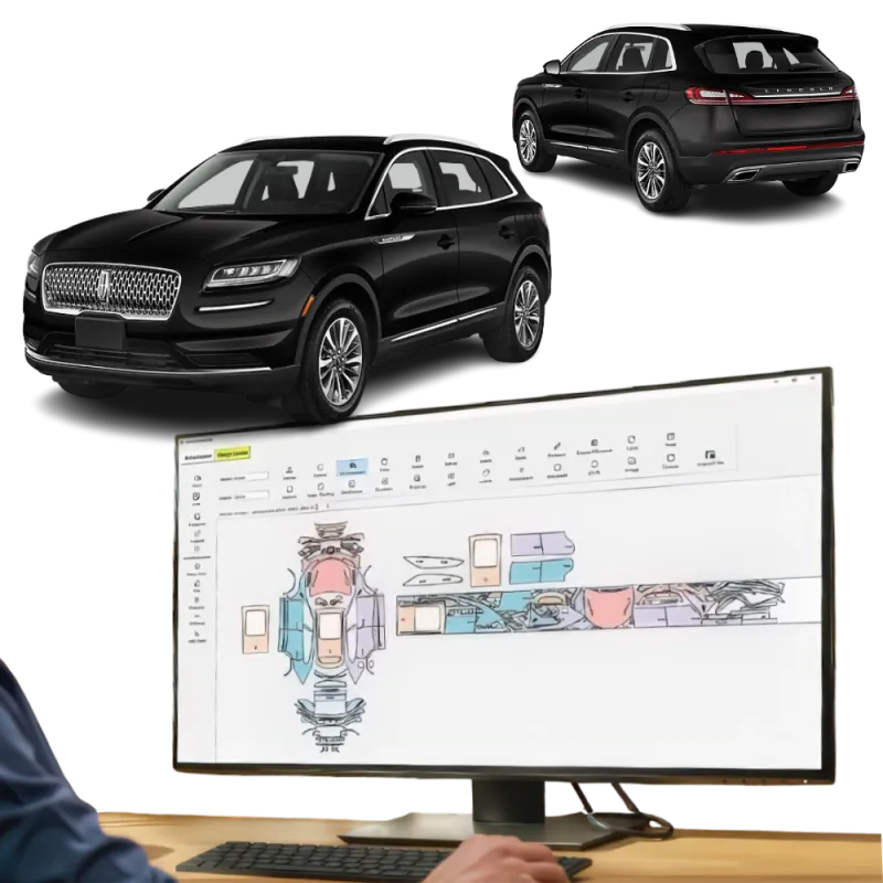 folii ppf - pre-cut ppf film kit for lincoln