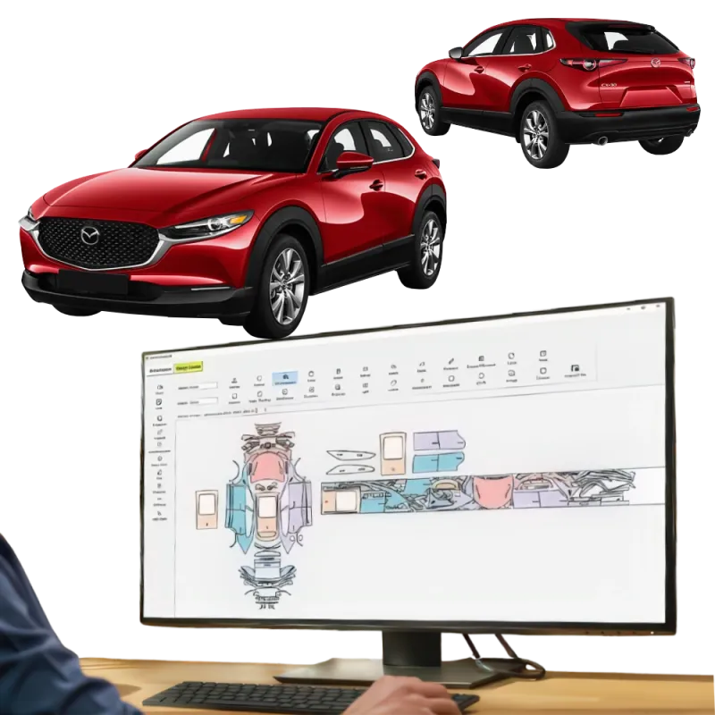 folii ppf - pre-cut ppf film kit for mazda