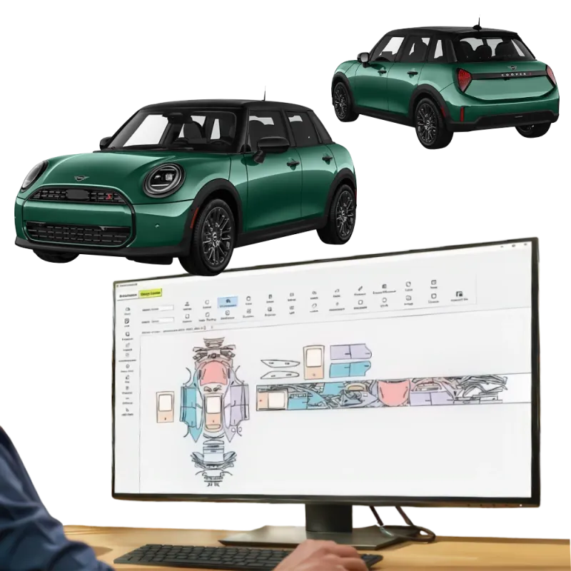 folii ppf - pre-cut ppf film kit for mini