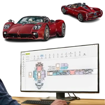 Pre-cut PPF Film kit for Pagani