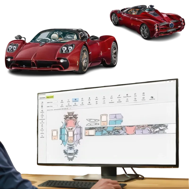 folii ppf - pre-cut ppf film kit for pagani