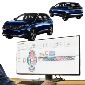 Pre-cut PPF Film kit for Peugeot