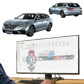 Pre-cut PPF Film kit for Renault