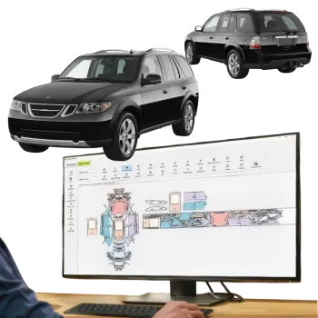 Pre-cut PPF Film kit for Saab