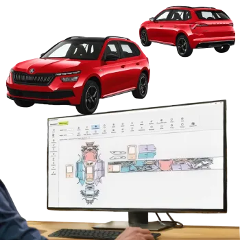 Pre-cut PPF Film kit for Skoda