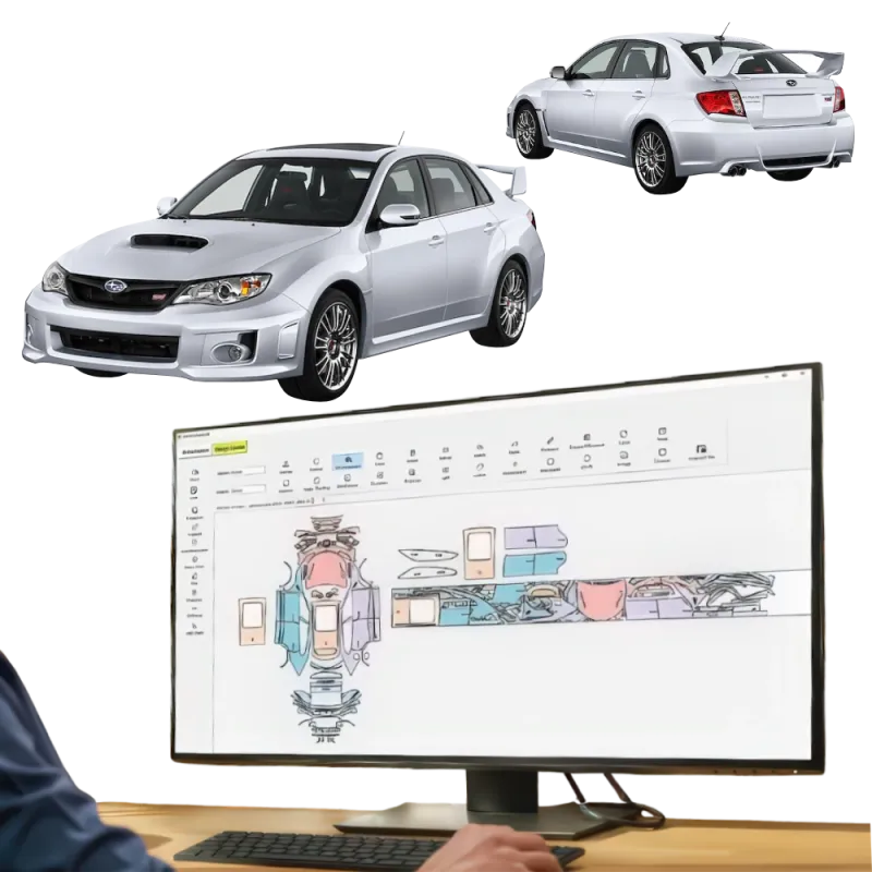 folii ppf - pre-cut ppf film kit for subaru