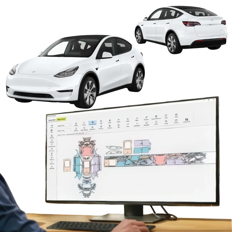 folii ppf - pre-cut ppf film kit for tesla