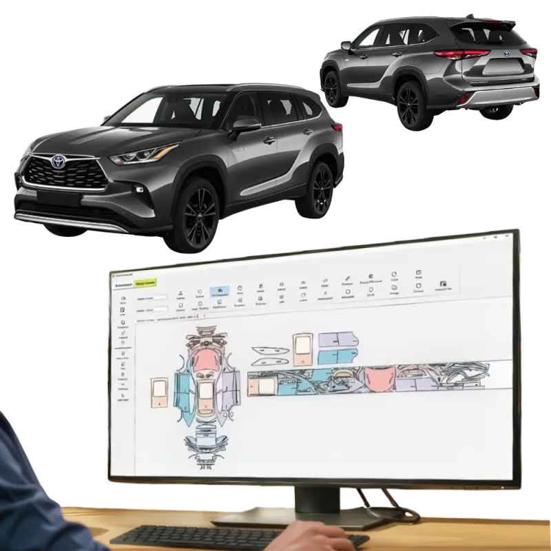 folii ppf - pre-cut ppf film kit for toyota