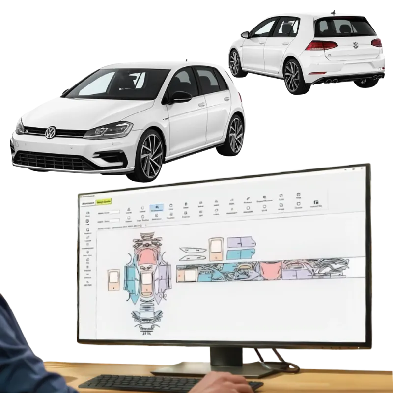 folii ppf - pre-cut ppf film kit for volkswagen